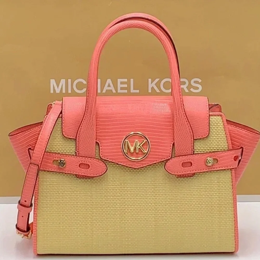 ⚠️HOLIDAY SALE ⚠️ MICHAEL KORS CARMEN MEDIUM FLAP SATCHEL GRAPEFRUIT
NWT - Picture 3 of 14